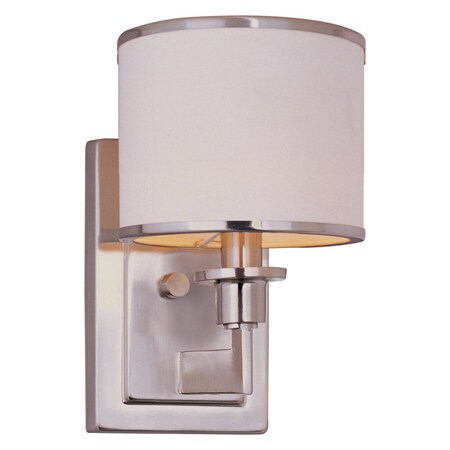 Maxim One Light Satin Nickel Wall Light 12059WTSN